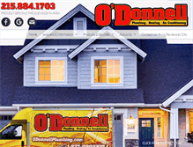 Tablet Screenshot of odonnellplumbing.com